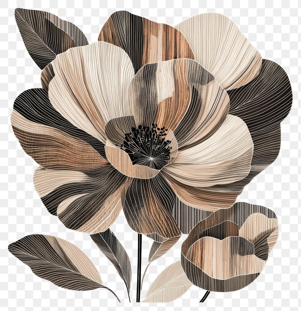 PNG Flower color art illustration.