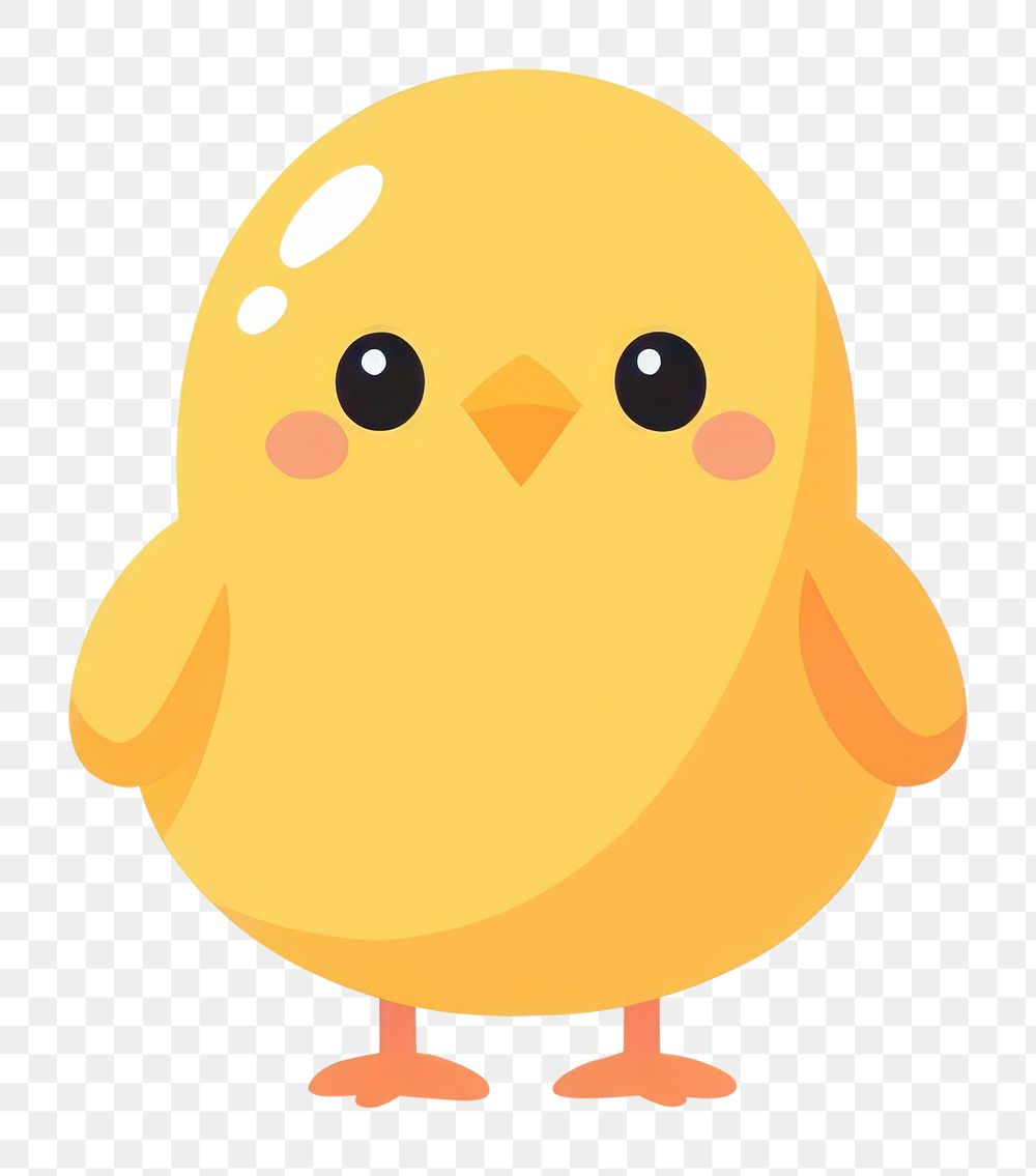 PNG Yellow chick illustration animal bird.