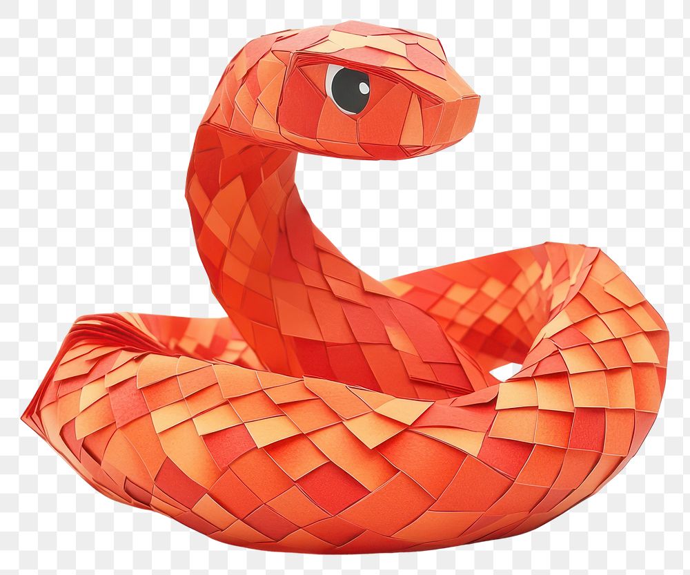 PNG Snake paper snake origami.