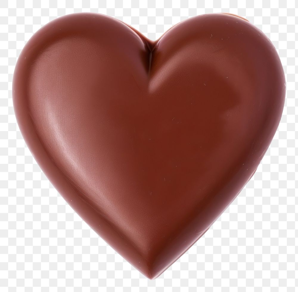 PNG Heart shape chocolate heart-shaped valentine's romantic.