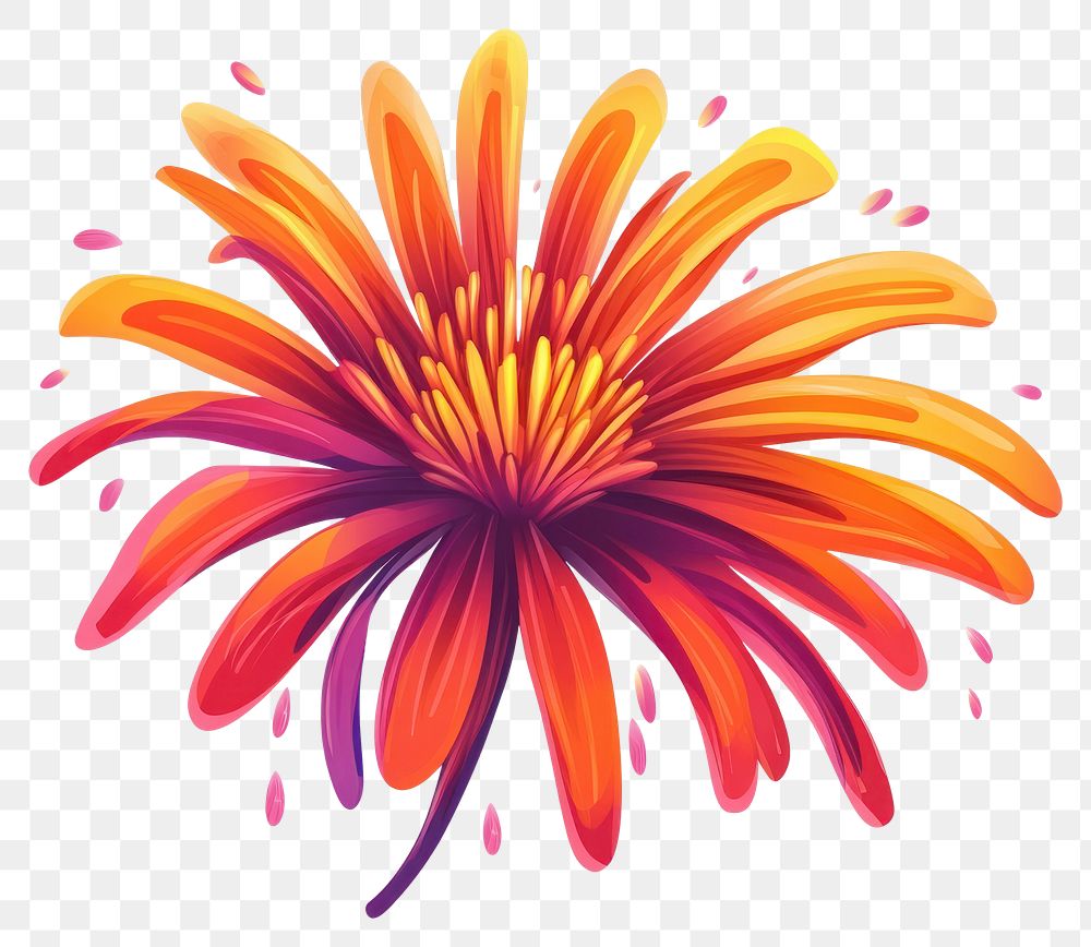 PNG Firework icon art illustration flower.