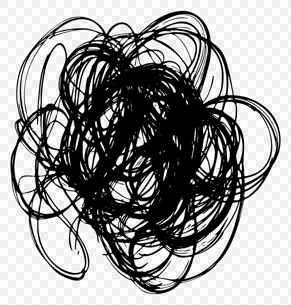 PNG A greater than scribble drawing abstract black.