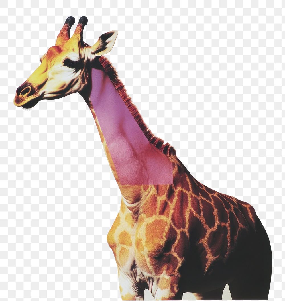 PNG Animal giraffe wildlife creative.