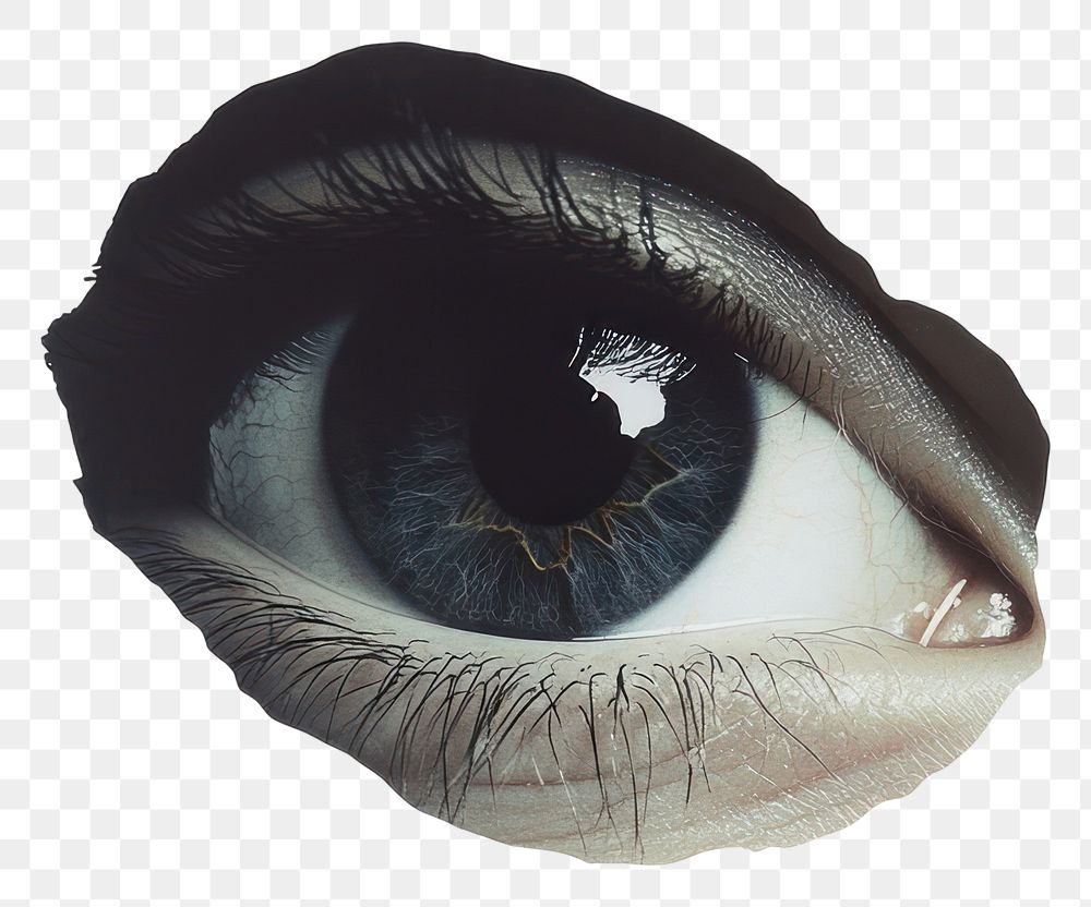 PNG Eye photography portrait metaphor.