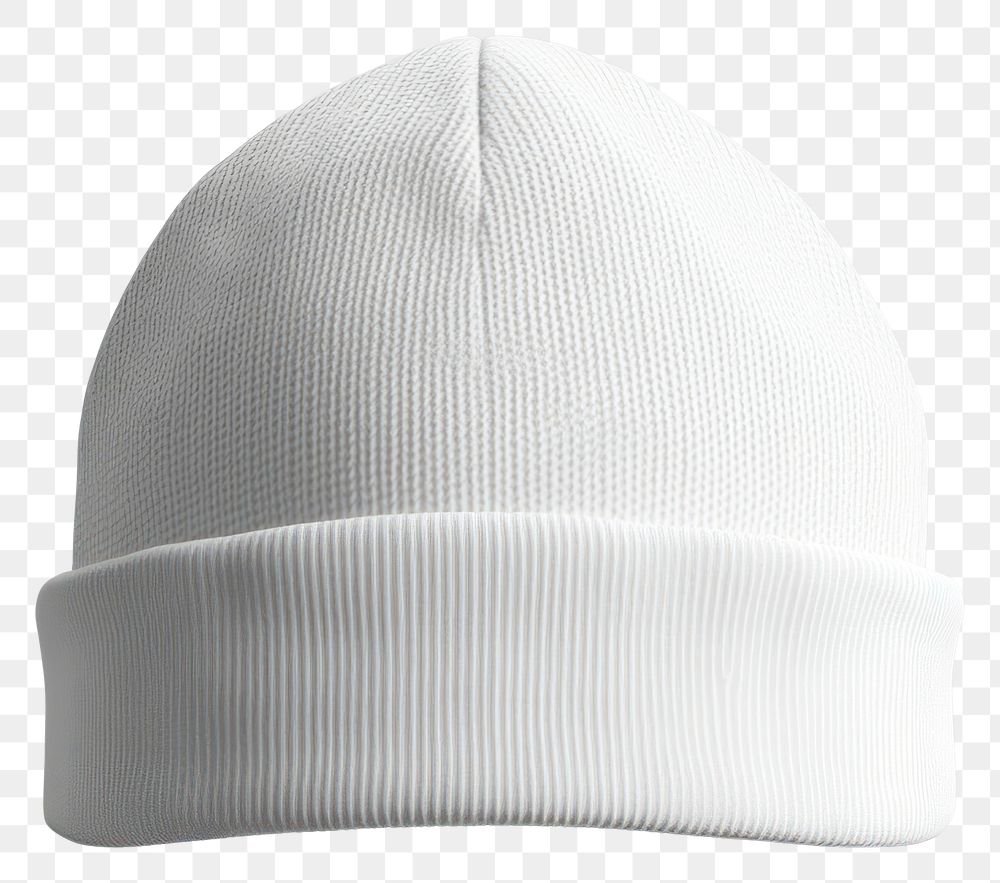 PNG Beanie white beanie hat.