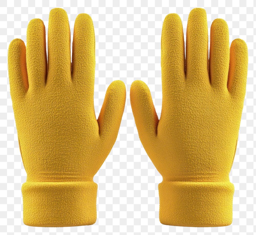 PNG Winter Gloves gloves yellow winter gloves.