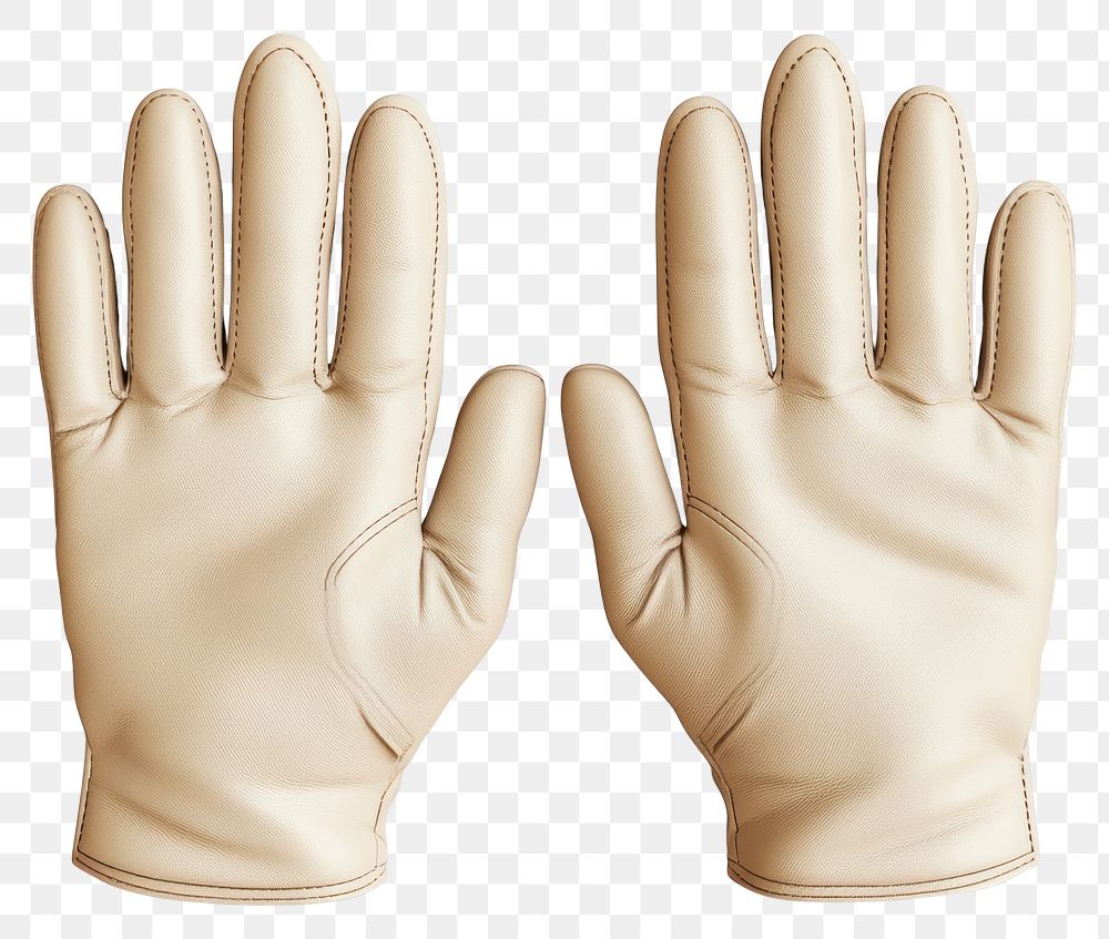 PNG Winter leather Gloves gloves beige accessories.