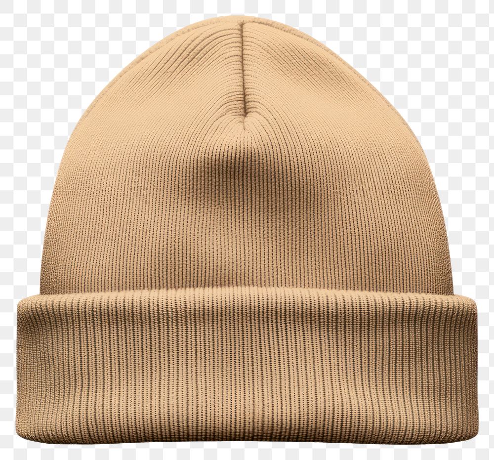 PNG Beanie beanie beige hat.