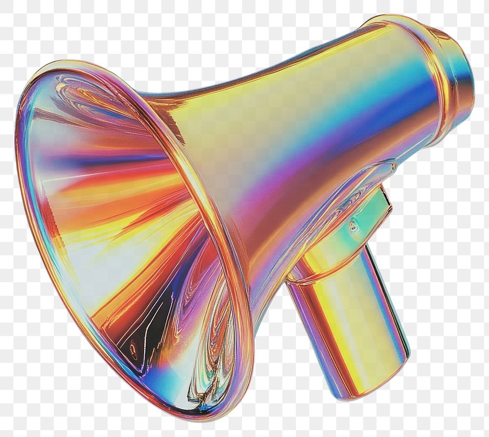 PNG A glass Megaphone sign icon illustration megaphone electronics.