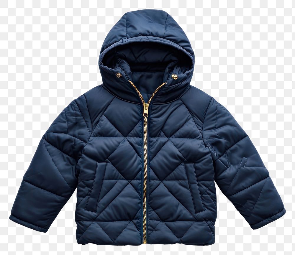 PNG Winter coat jacket navy sweatshirt.