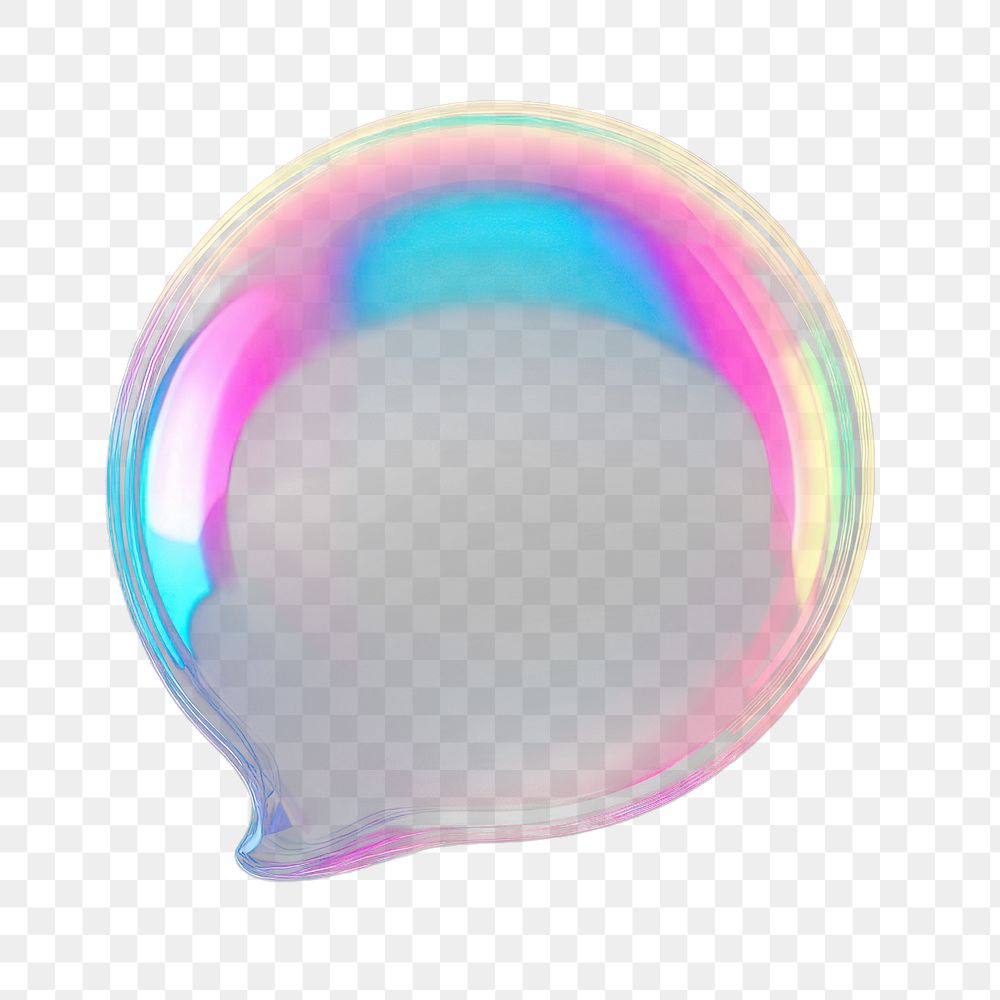 PNG A speech bubble message background rainbow black.