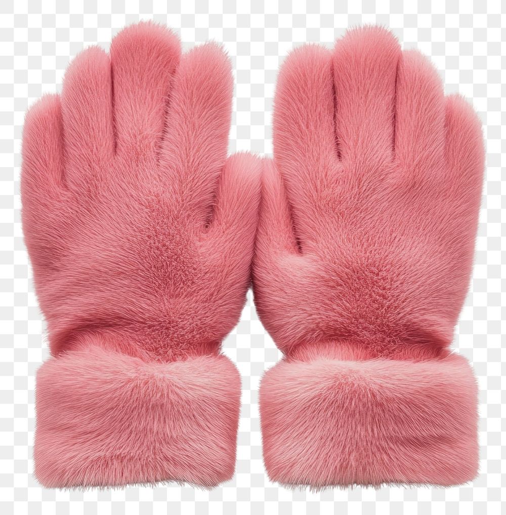 PNG Winter Gloves gloves clothing pink.