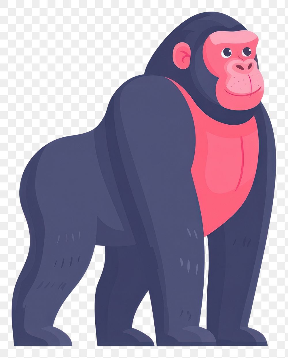 PNG Gorilla illustration wildlife gorilla.