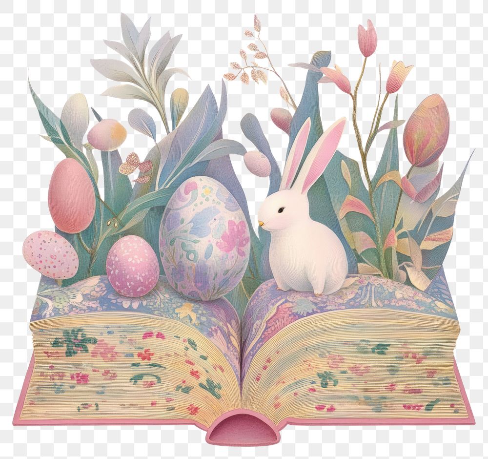 PNG Easter Storybook storybook vibrant easter.