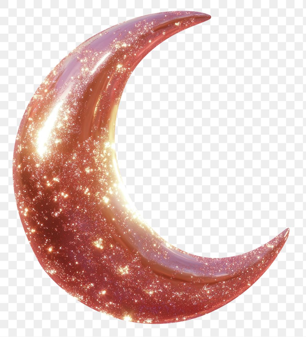 PNG Sparkle crescent moon background pink illustration.