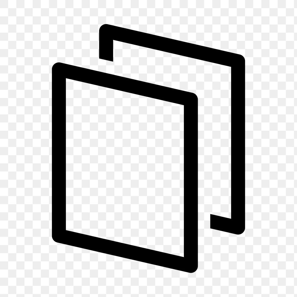 PNG Copy, duplicate, document, icon, files, user interface icon on transparent background