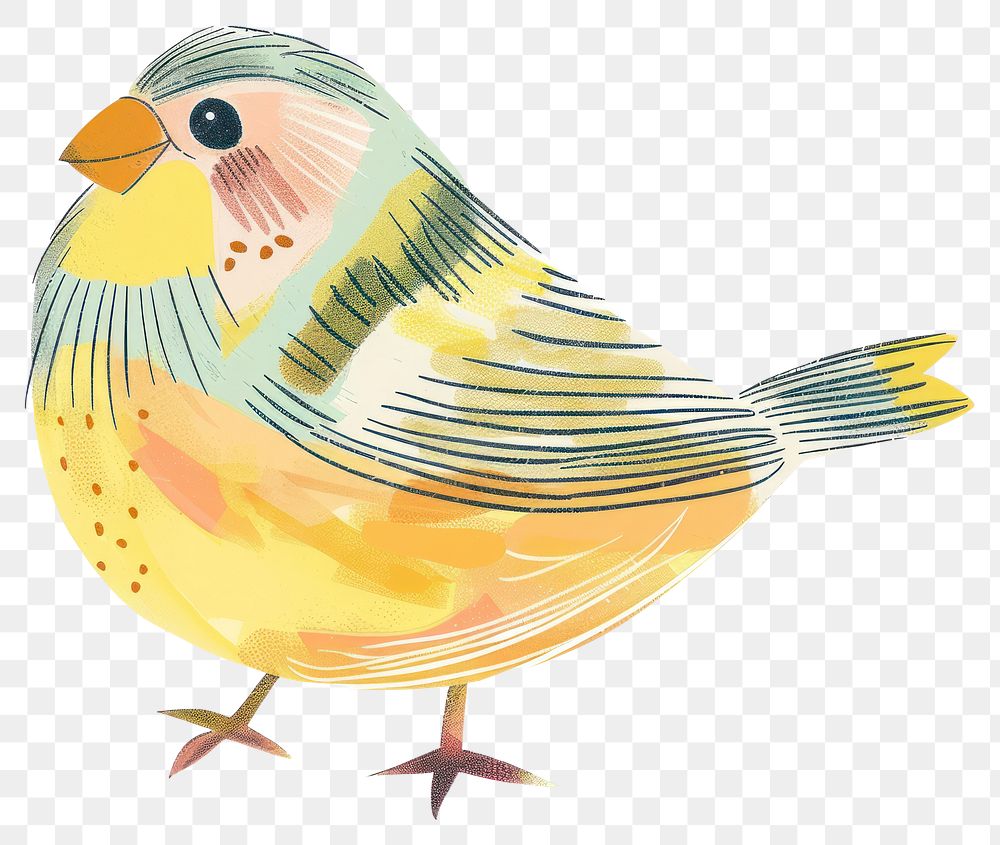 PNG Zebra Finch bird illustration design colors.