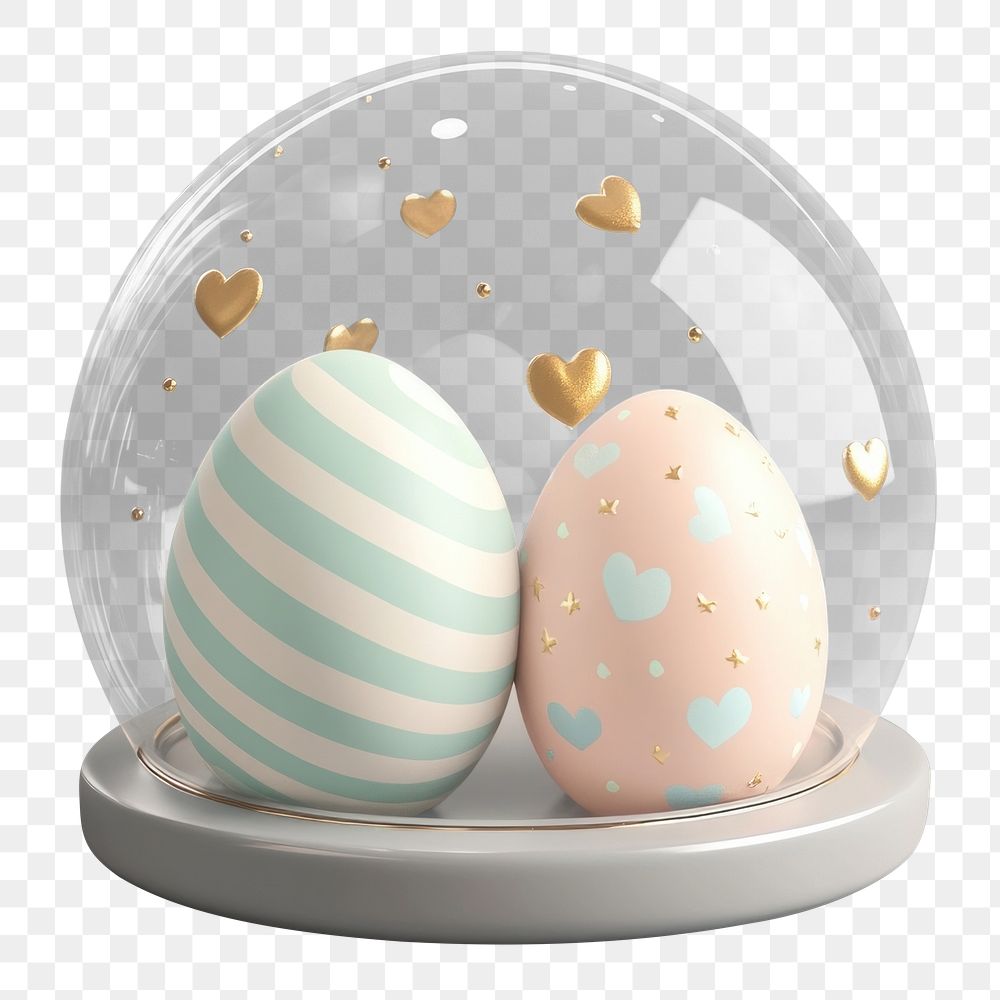 PNG Easter eggs illustration whimsical easter.