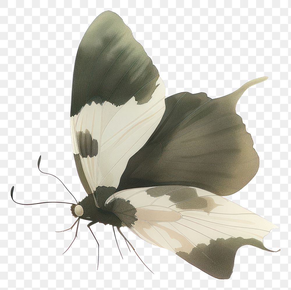 PNG Butterfly illustration insect white.