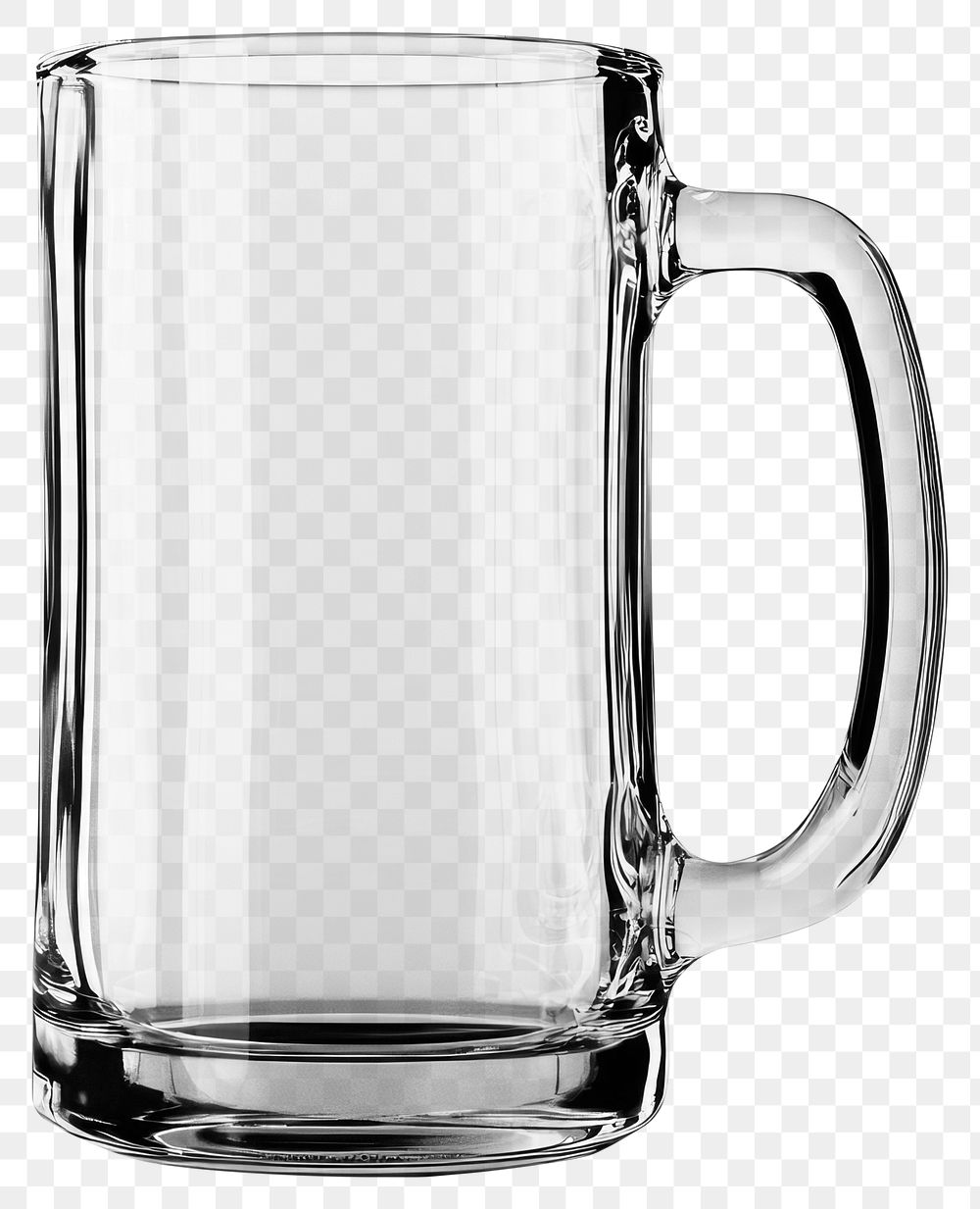 PNG Beer mug glass transparent beverage empty.