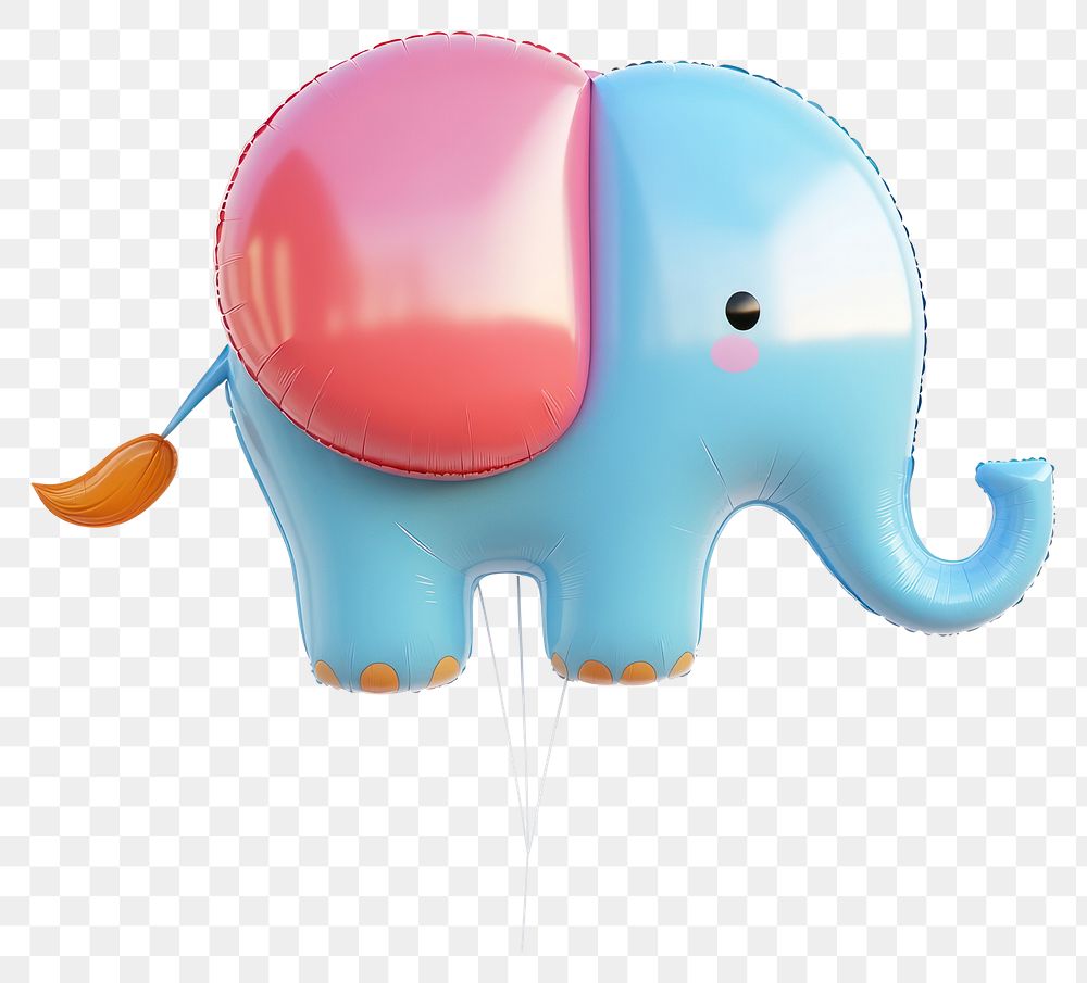 PNG Elephant balloon animal party children's.