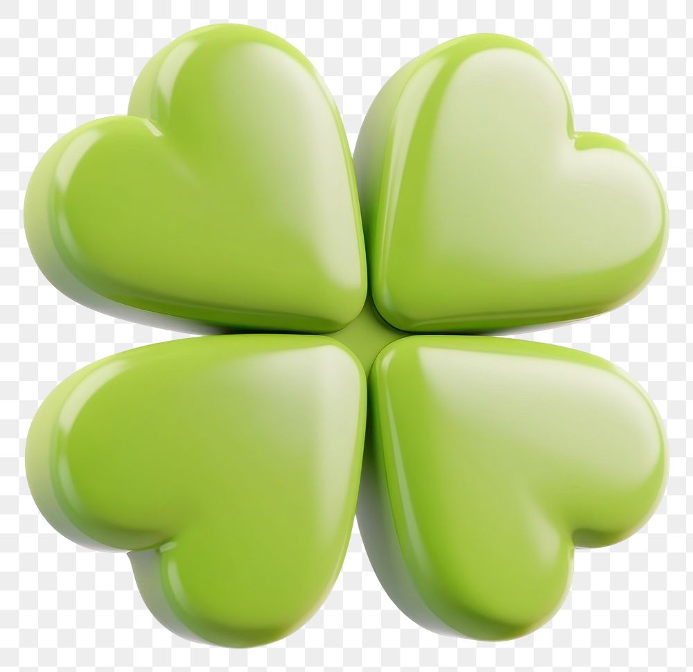 PNG Green Four-leaf clover icon green design confectionery.