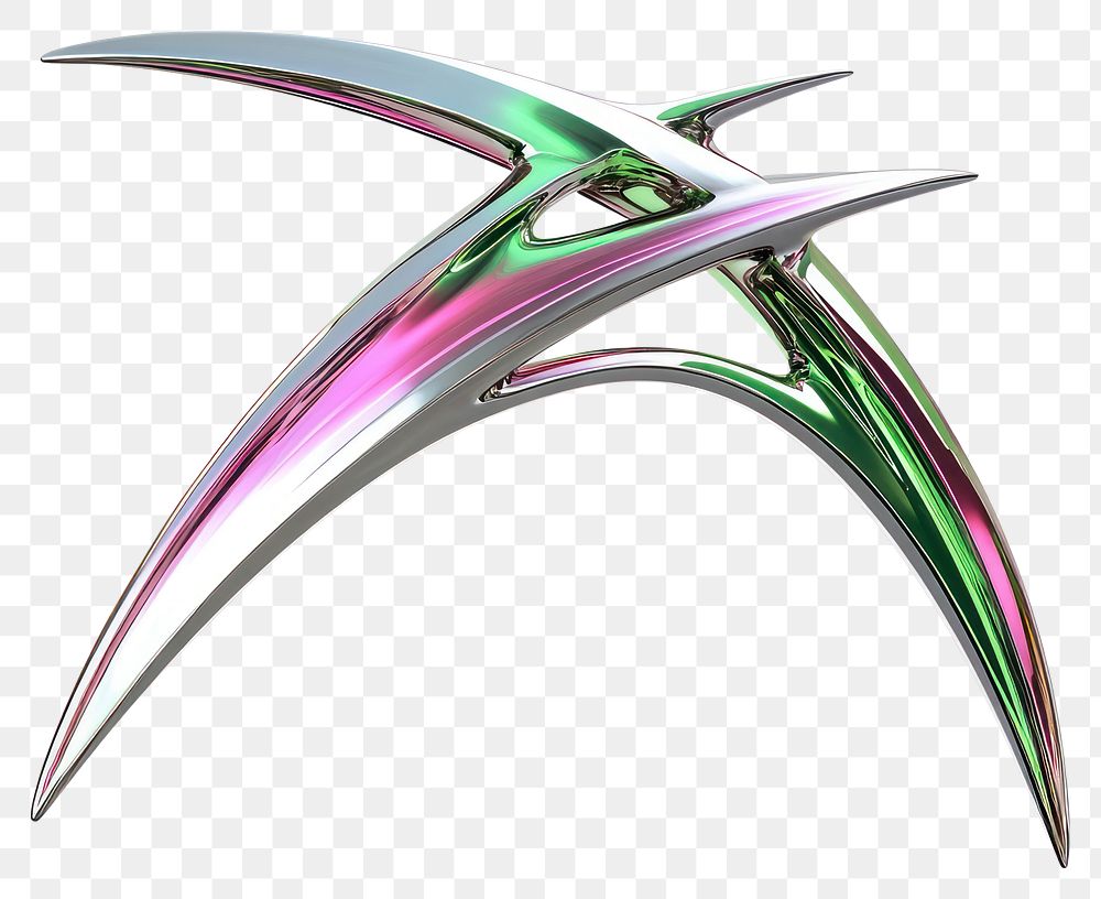 PNG Shooting star with three dynamic trails illustration accessories futuristic.