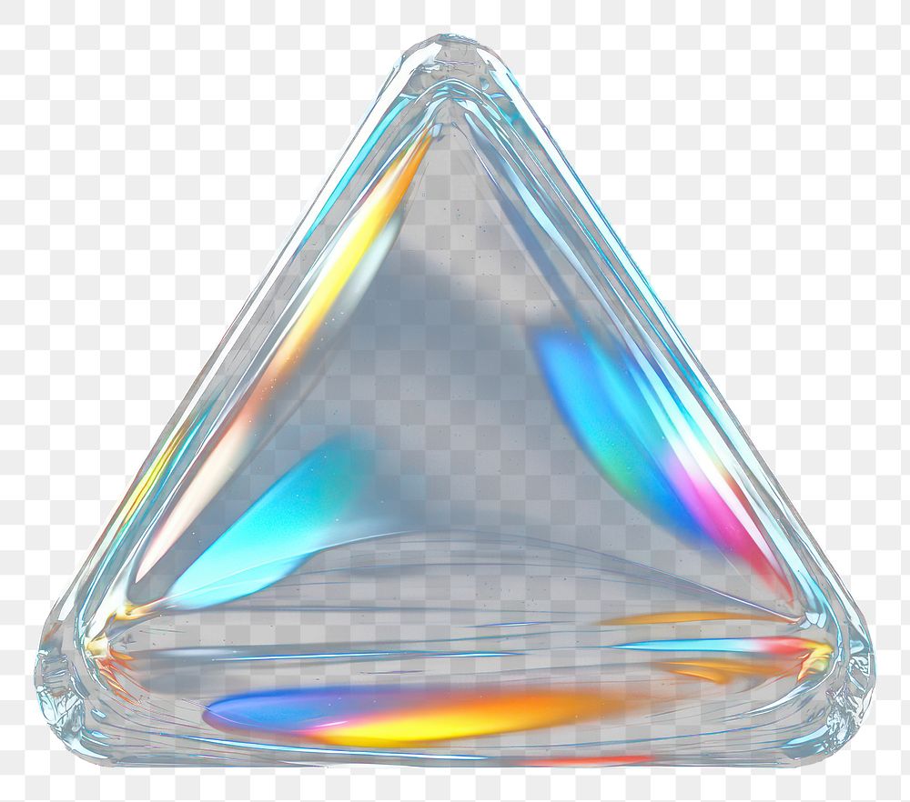 PNG Pyramid triangle glass light.