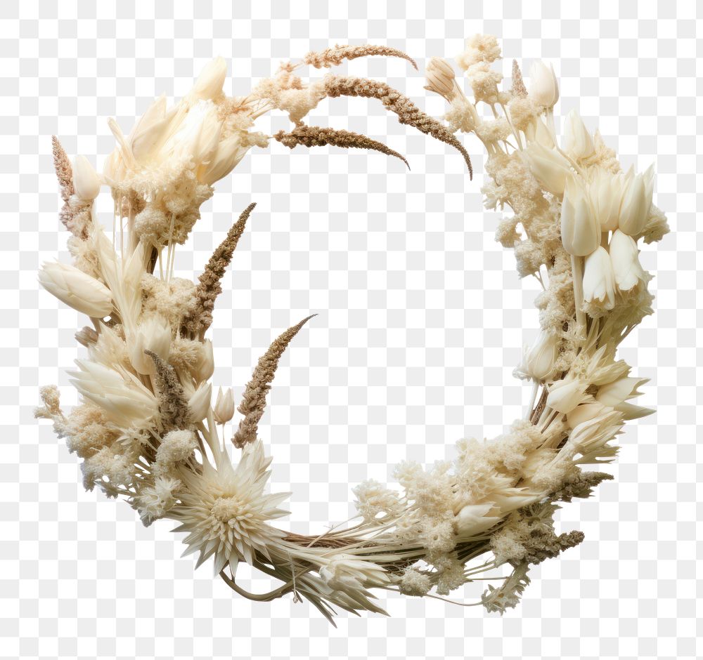 PNG Wreath flower dried arrangement.