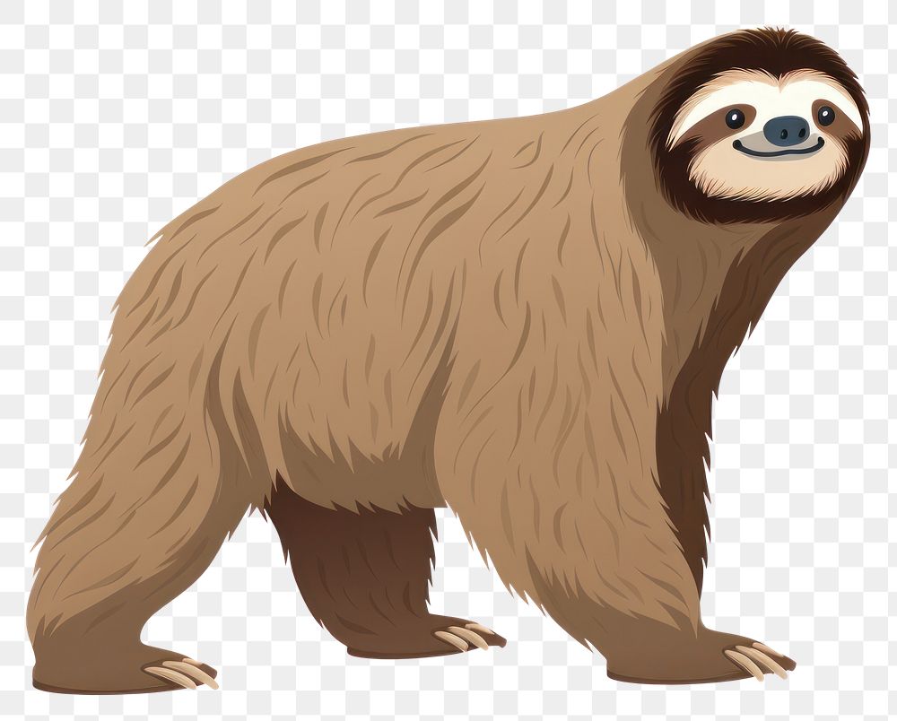 PNG Sloth sloth illustration wildlife.