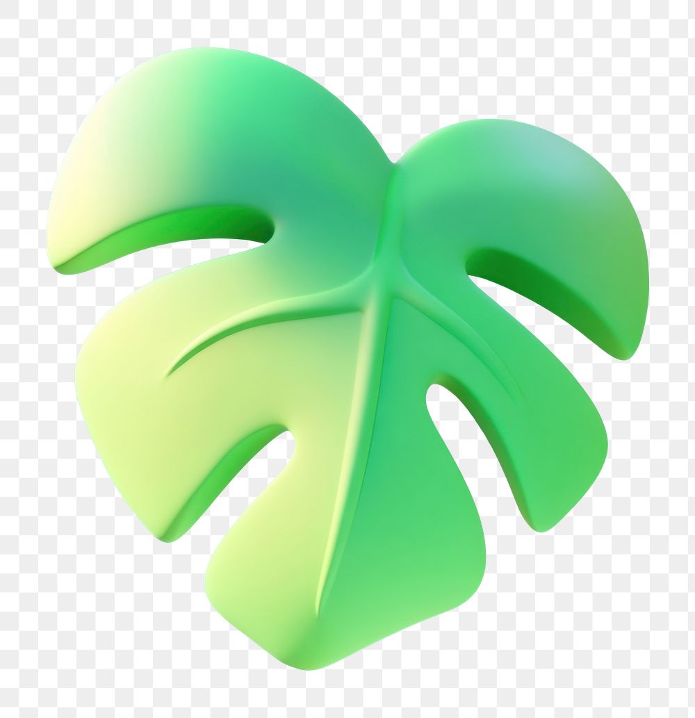 PNG 3d monstera illustration plant green.