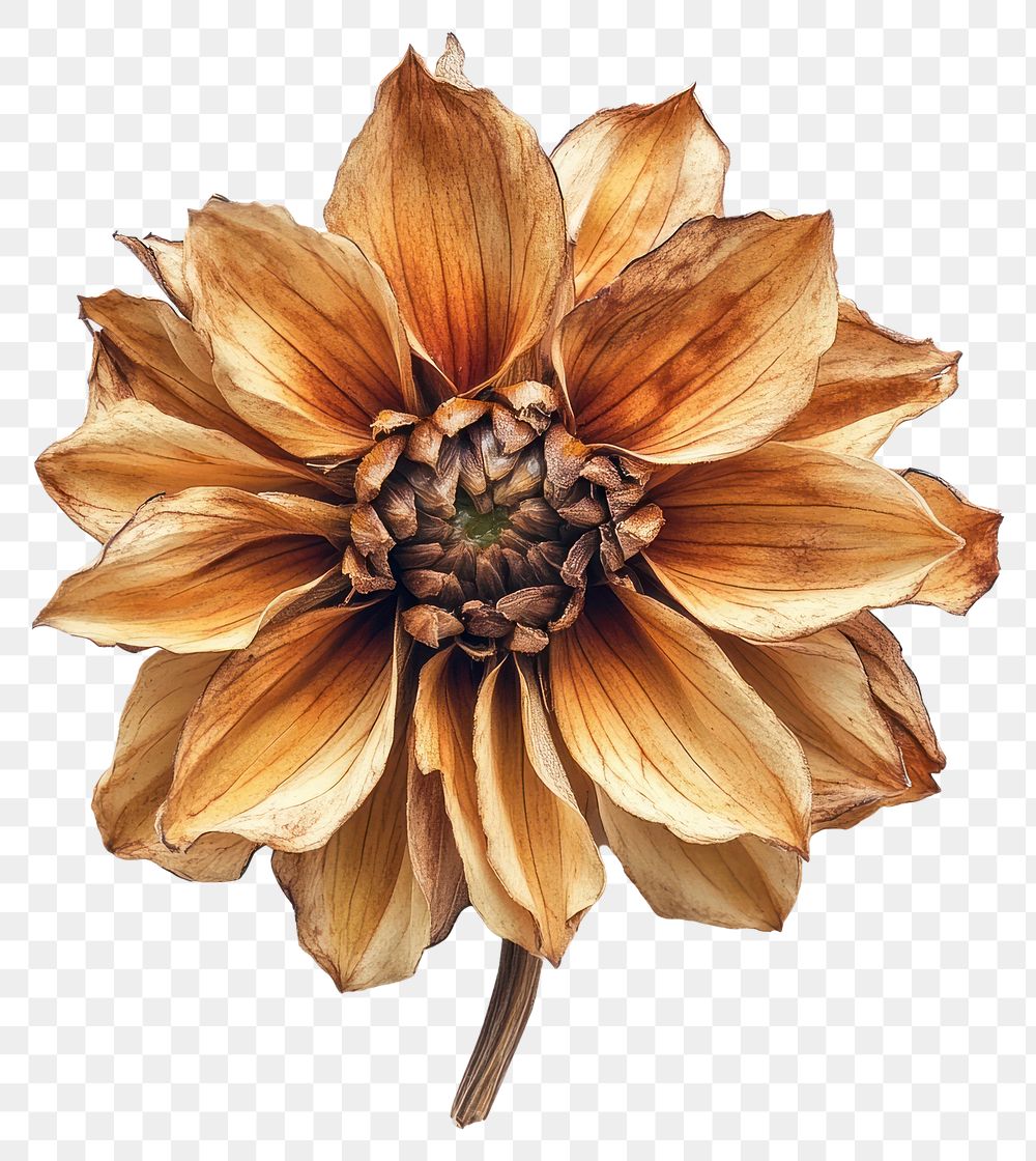 PNG Dahlia flower dahlia dried.