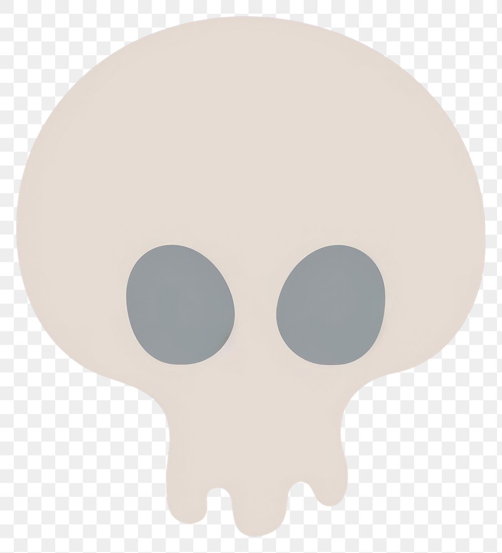 PNG Abstract skull illustration minimalist background.