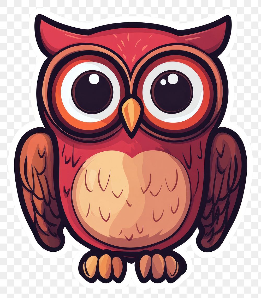 PNG Owl illustration animal cute.