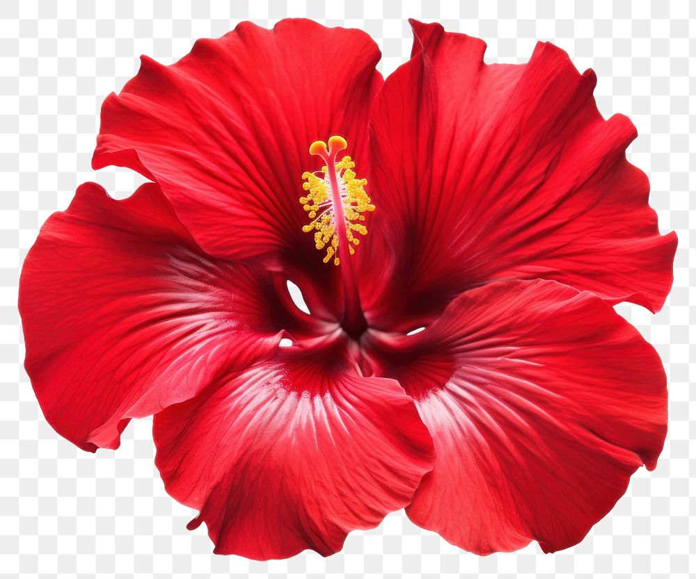 PNG Red hibiscus flower plant red red hibiscus.