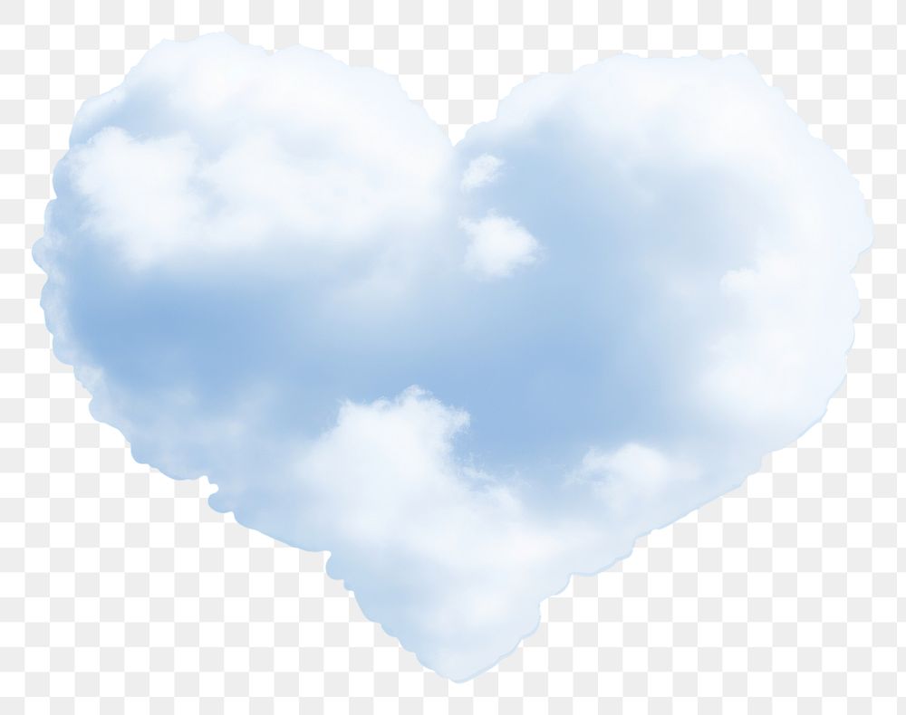 PNG Outline heart sky nature cloud.