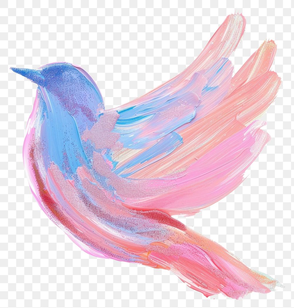 PNG Paint shape bird brush stroke painting strokes art.