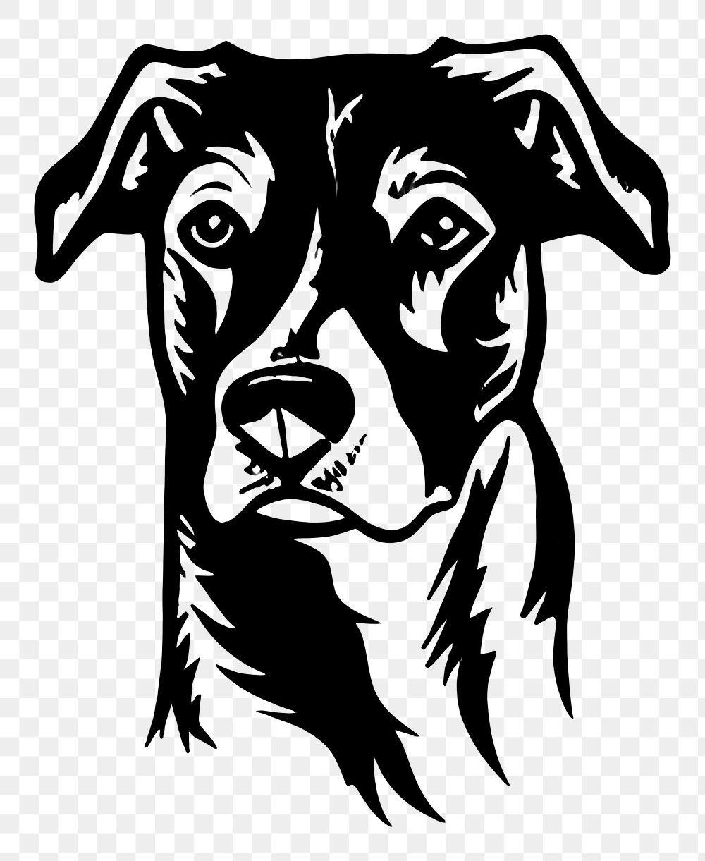 PNG Collection portrait dog animal canine illustration.