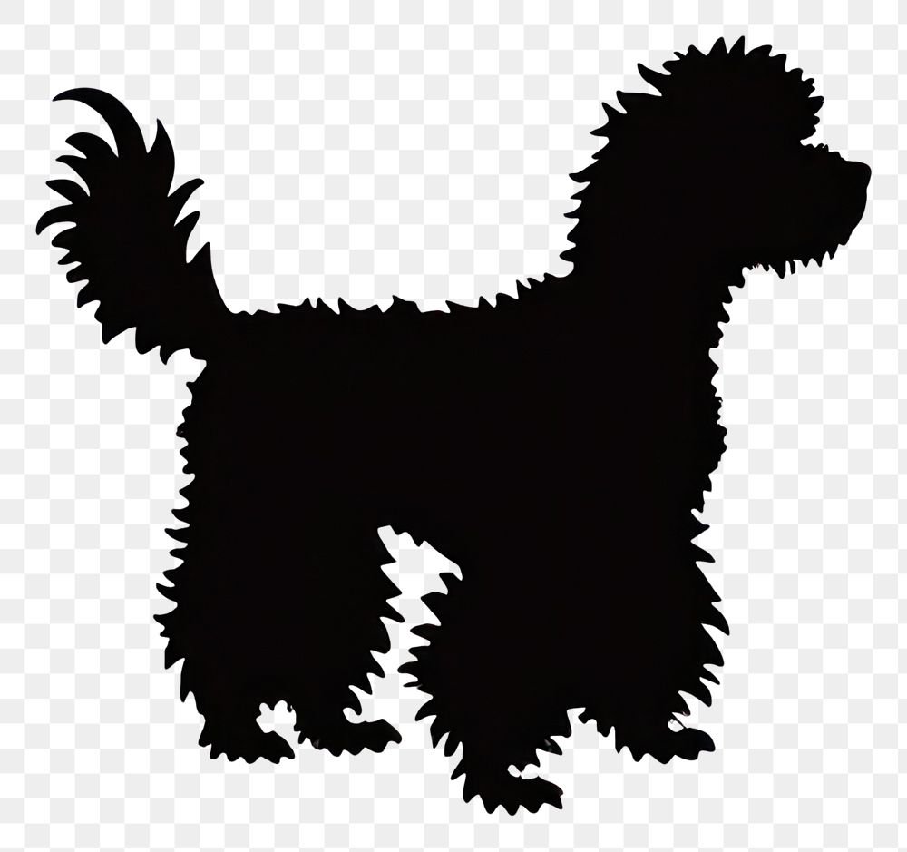 PNG Collection portrait Poodle dog silhouette poodle illustration.