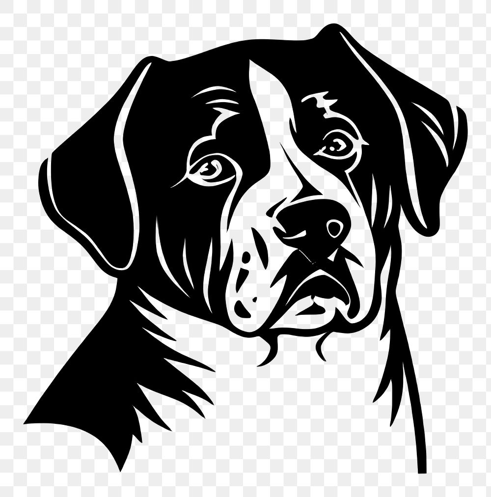 PNG Collection portrait dog illustration graphic animal.