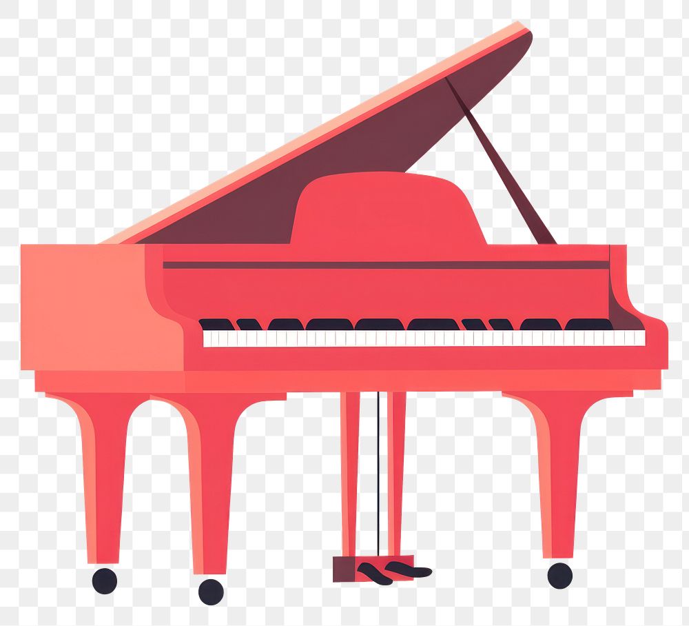 PNG Piano illustration art instrument.