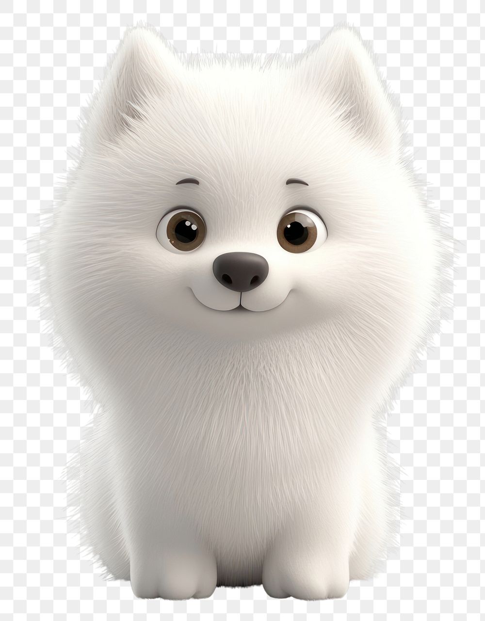 PNG Samoyed dog illustration cartoon animal.