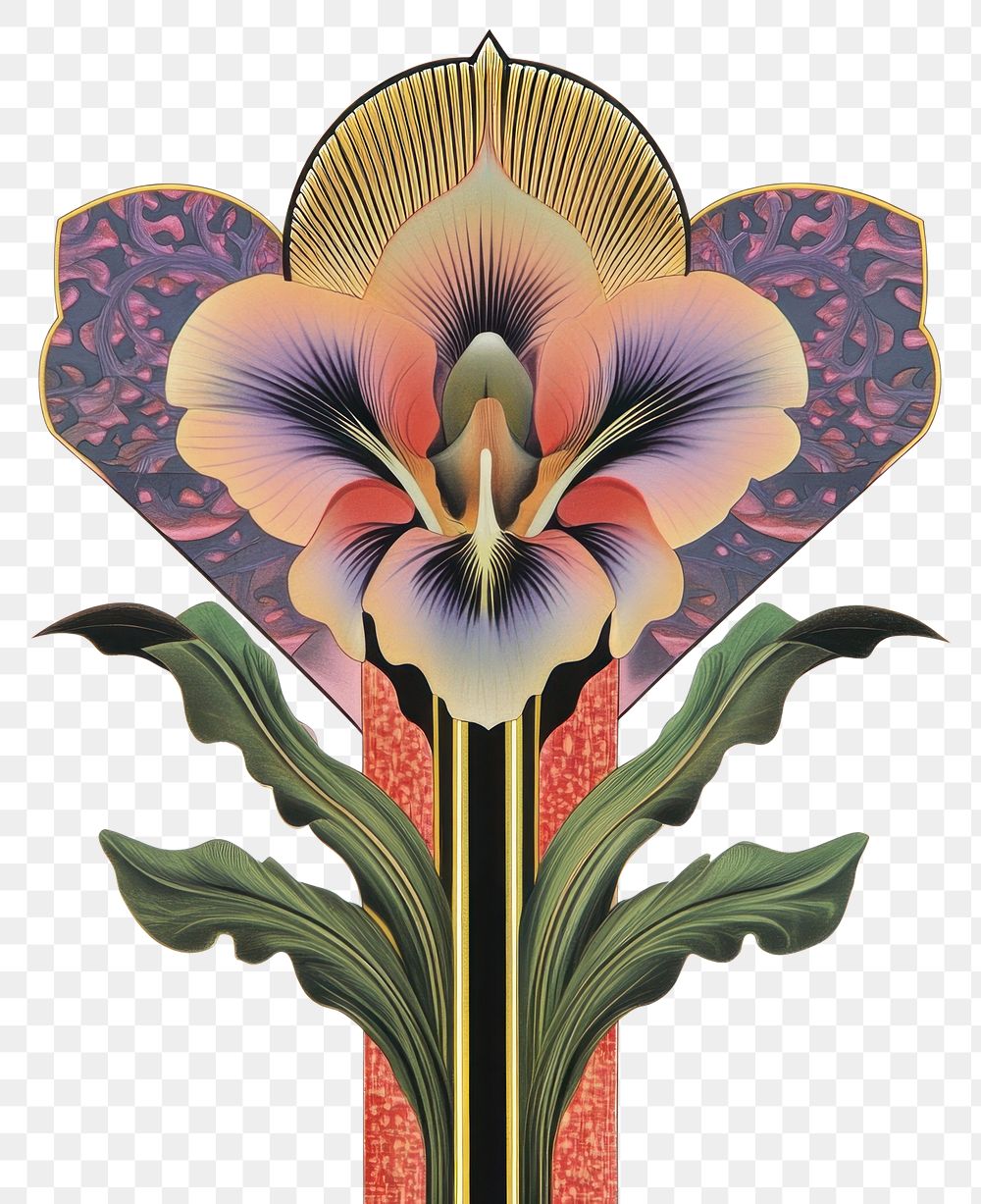 PNG Flower flower art illustration.