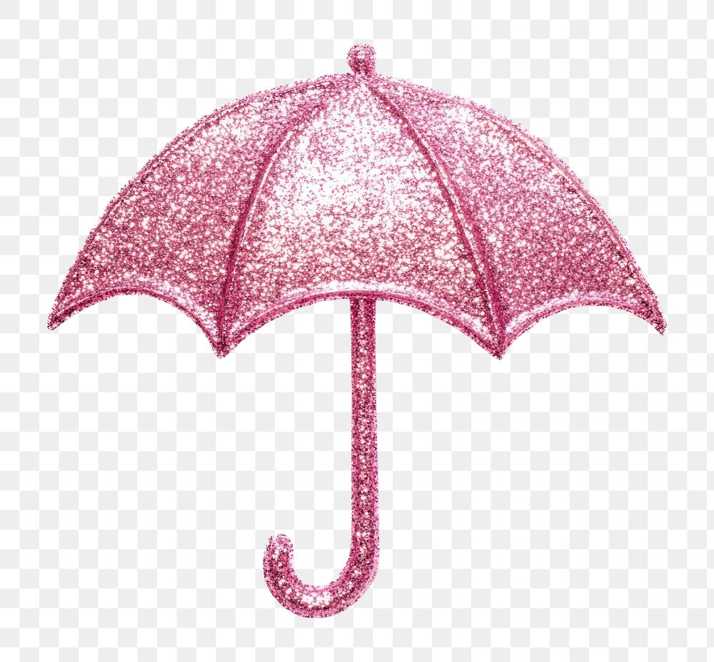 PNG Pink glitter umbrella art | Free PNG - rawpixel