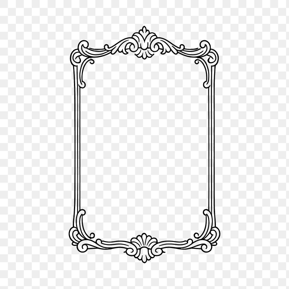 Rectangle Black PNG Vintage Images | Free Photos, PNG Stickers ...