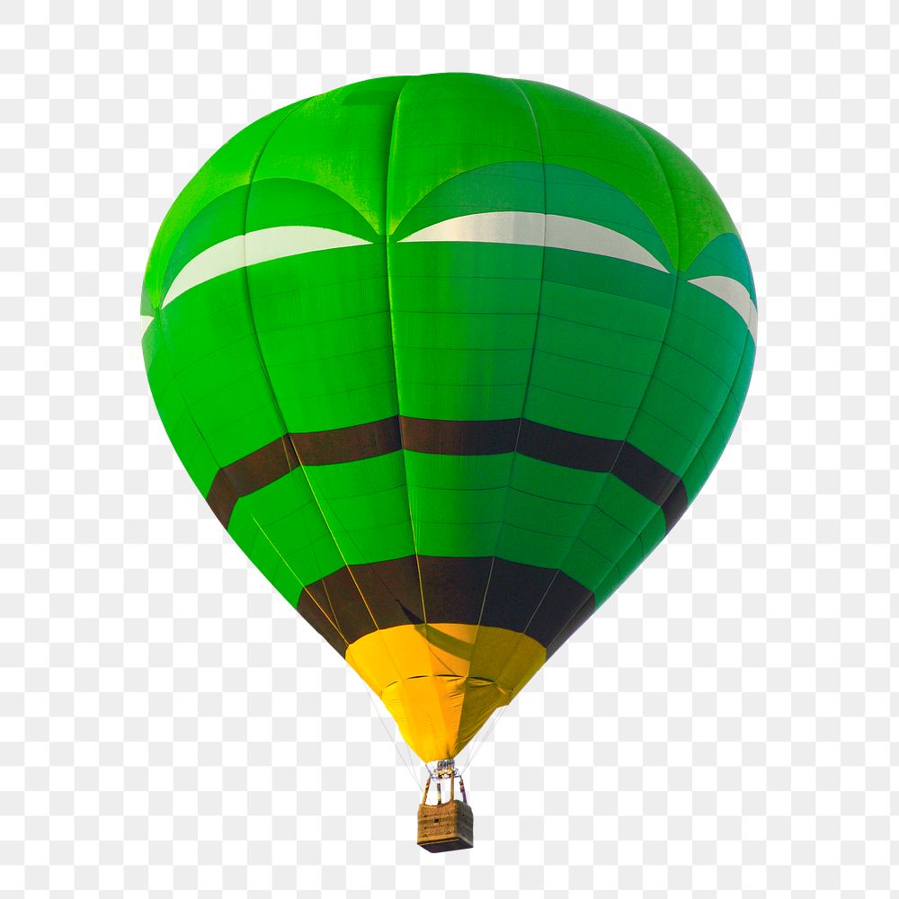 Png hot air balloon, transparent background