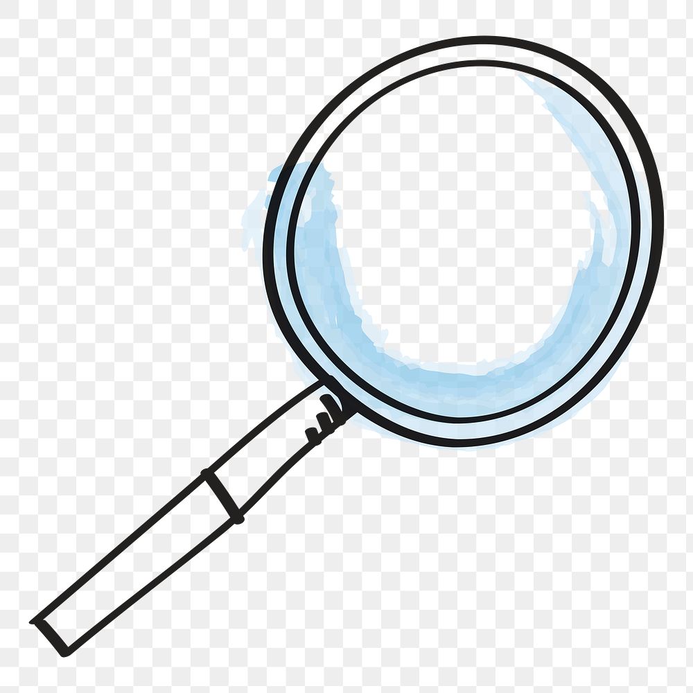 Magnifying glass, simple doodle icon