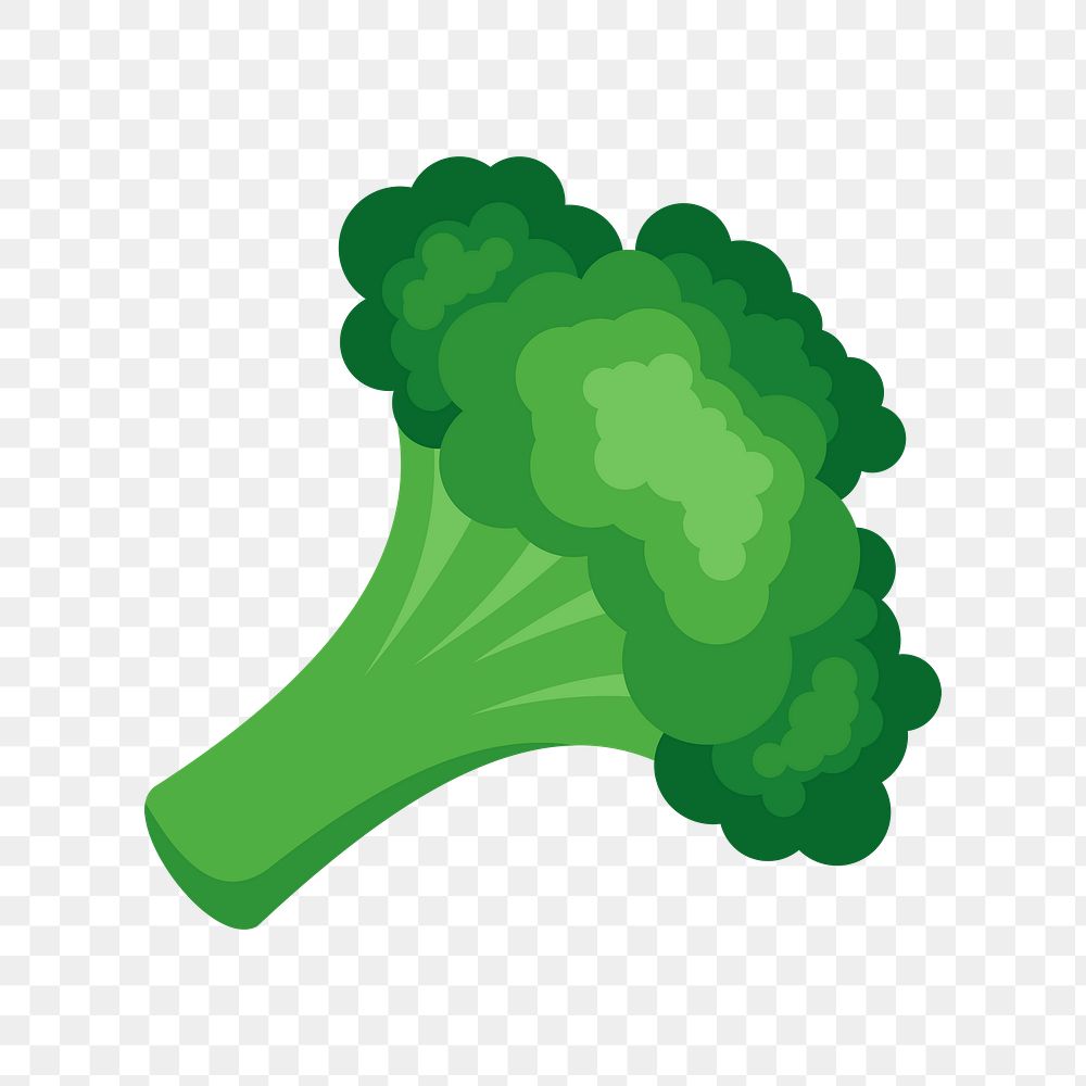 Broccoli png sticker, vegetable illustration on transparent background. Free public domain CC0 image.