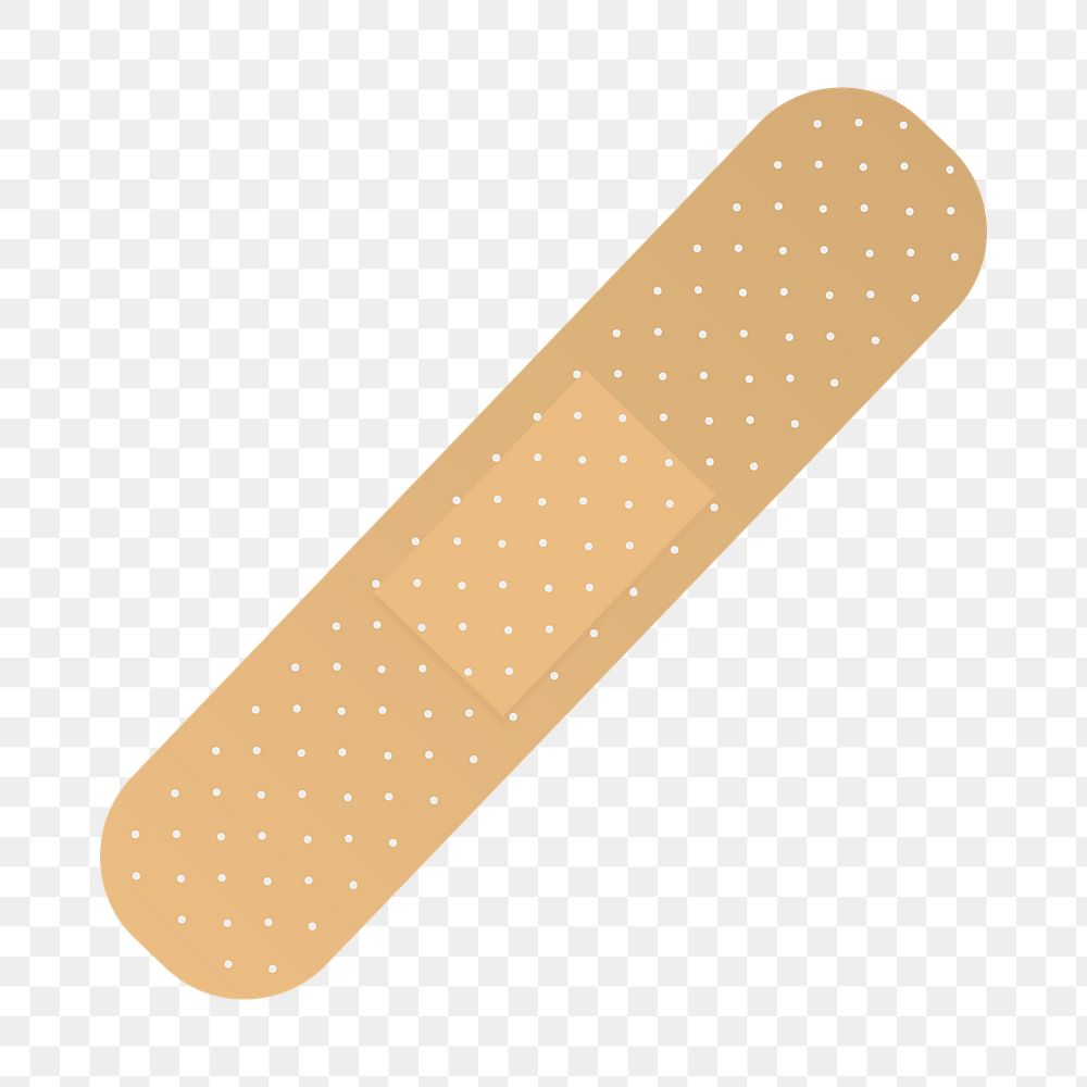 Bandage png sticker, object illustration on transparent background. Free public domain CC0 image.