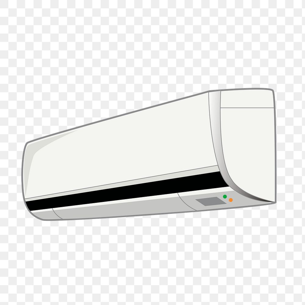 Air conditioner png sticker, electrical unit illustration on transparent background. Free public domain CC0 image.